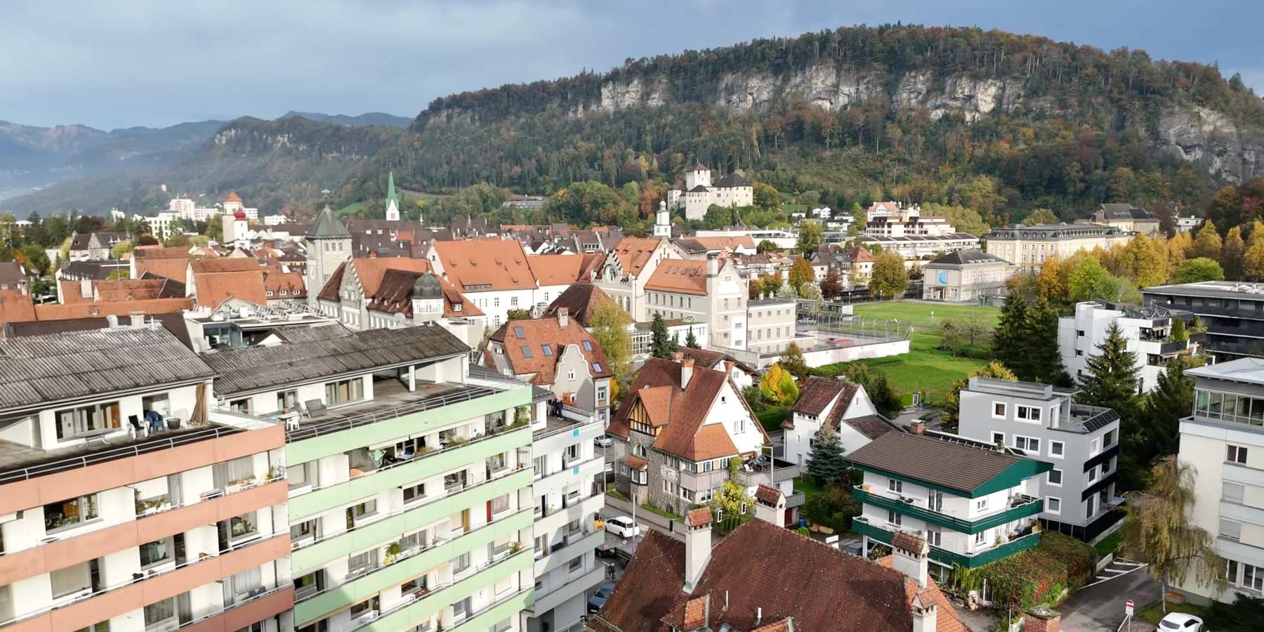 Luftbild von Feldkirch